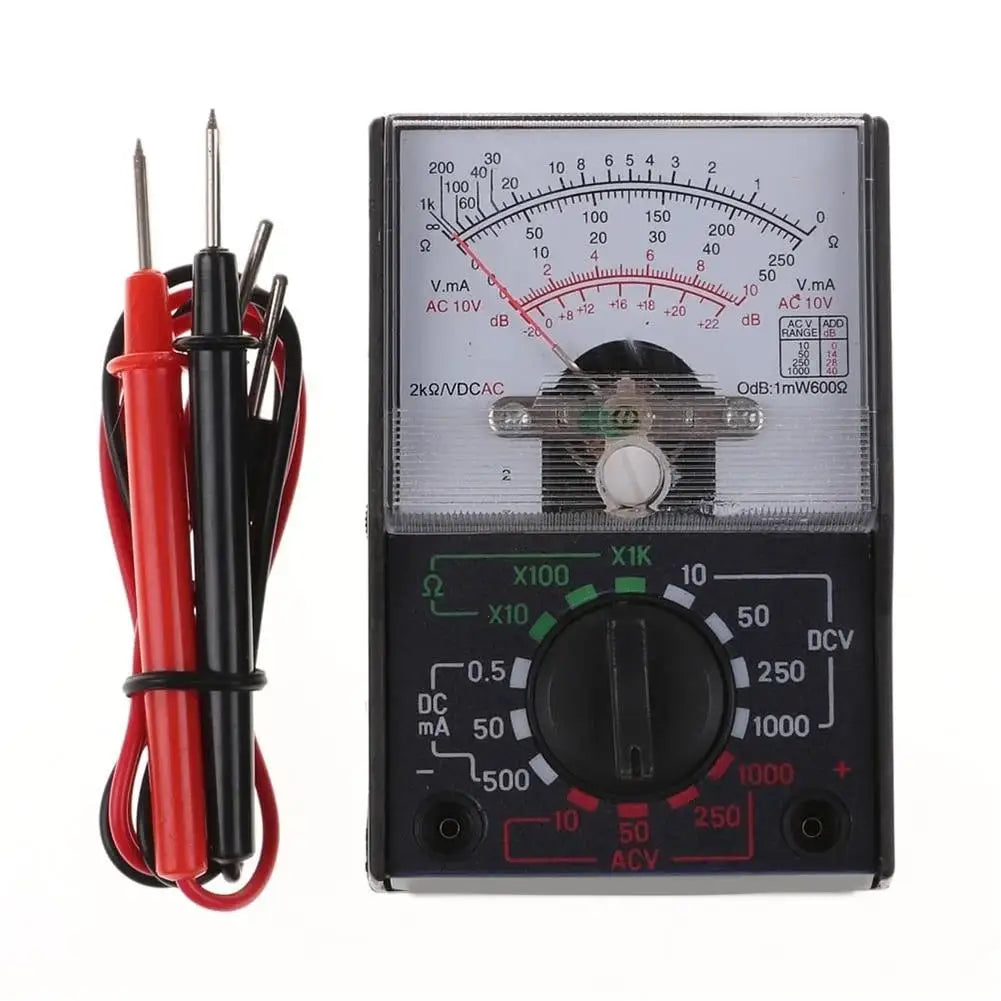 Pocket Analog Multimeter – AC/DC Voltage & Ohm Tester 110A