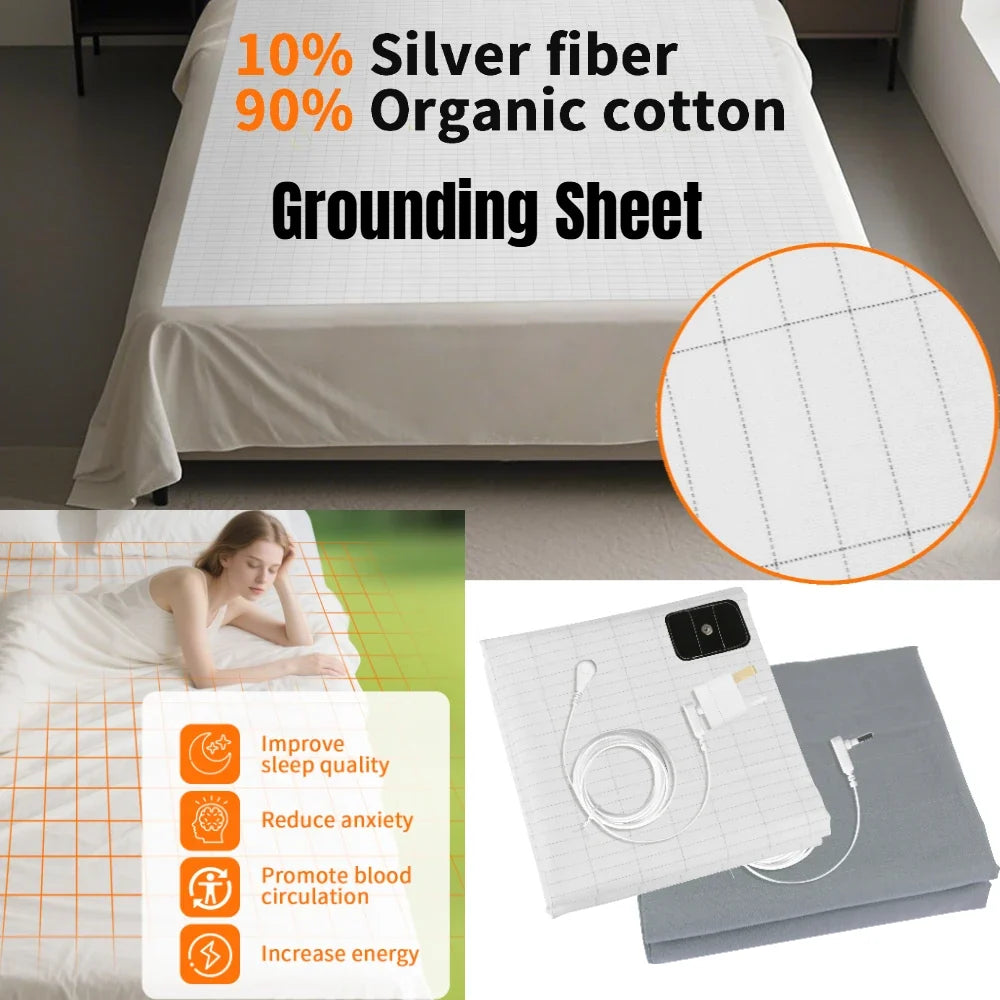Grounding Mat 6 Sizes | Indoor Earthing Pad for Desk & Yoga