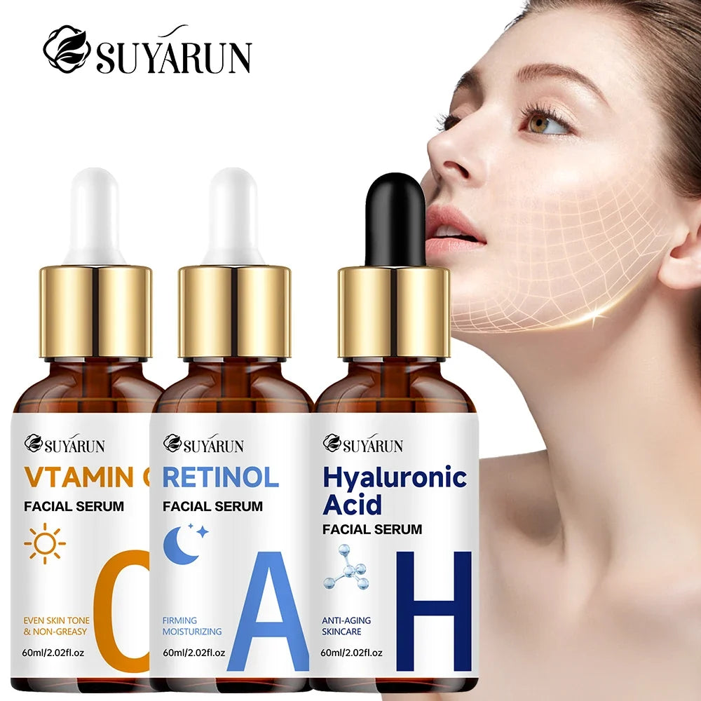 SUYARUN Vitamin C + Retinol + Hyaluronic Acid Serum Duo