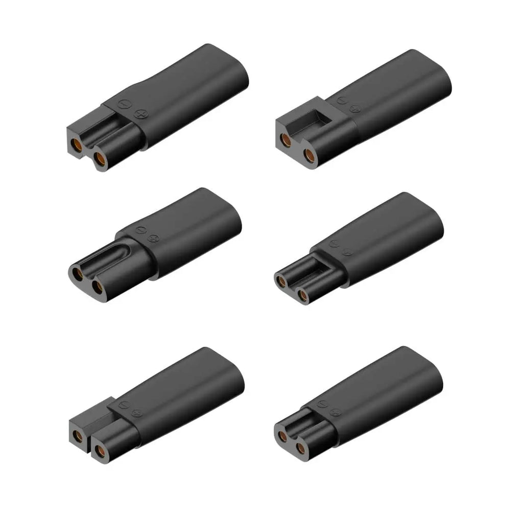 6-Pack Type-C USB Charger Adapter for Clippers & Trimmers