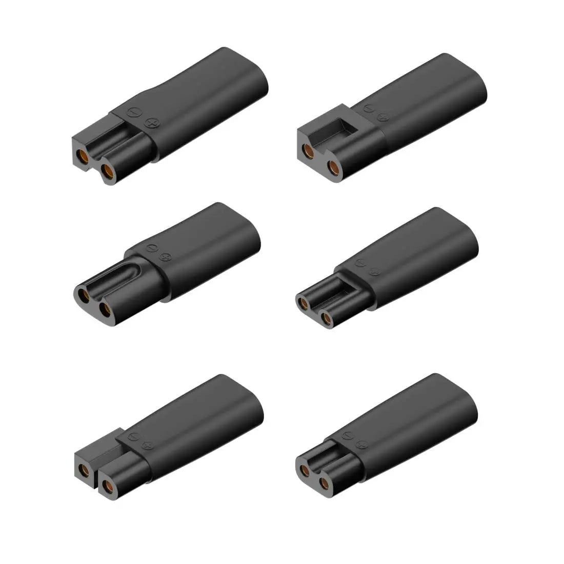 6-Pack Type-C USB Charger Adapter for Clippers & Trimmers