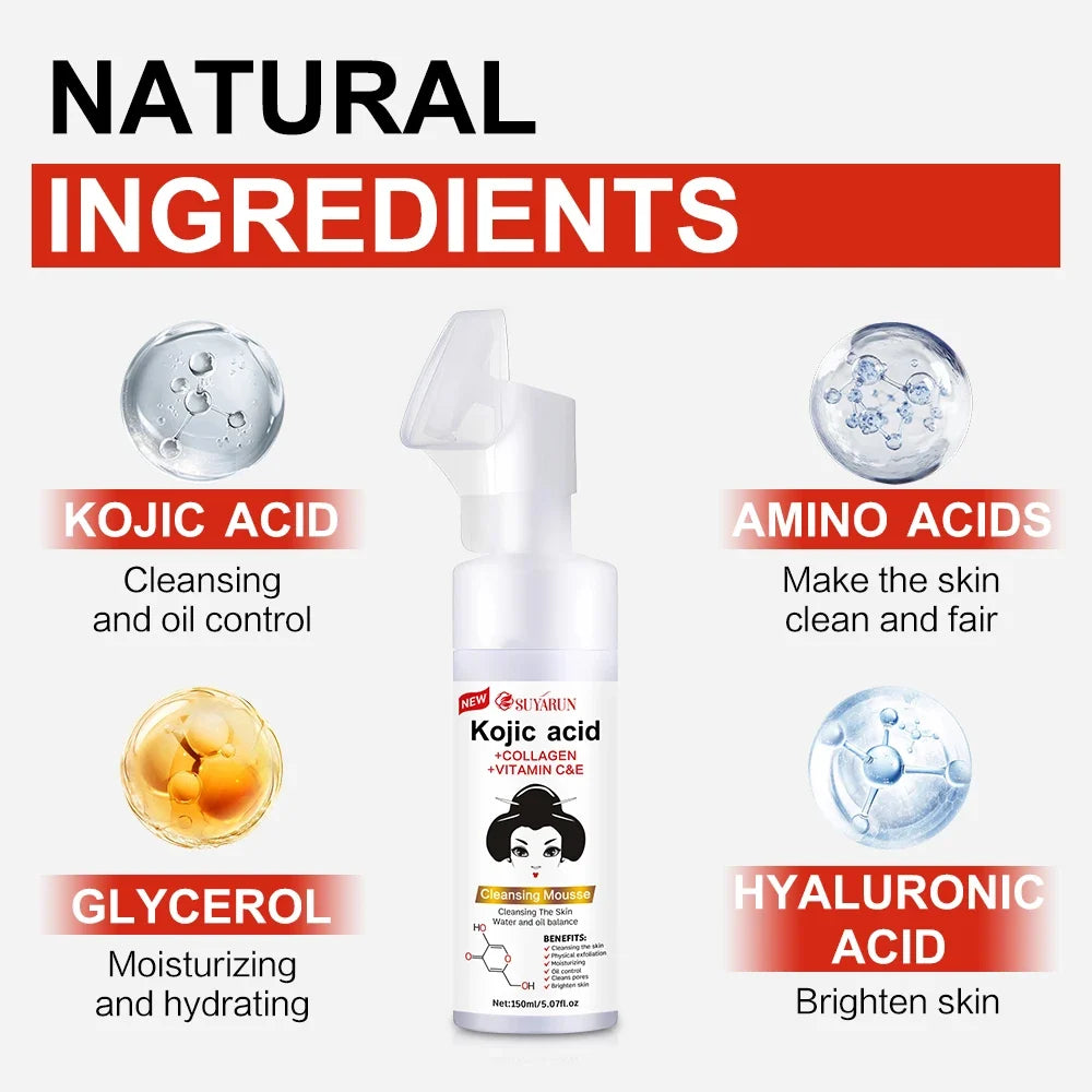SUYARUN Kojic Acid Face Wash – Brightening Cleanser