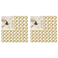 A36T- Day Gold Napkin Rings Holders Cloth Napkins Wedding Holder