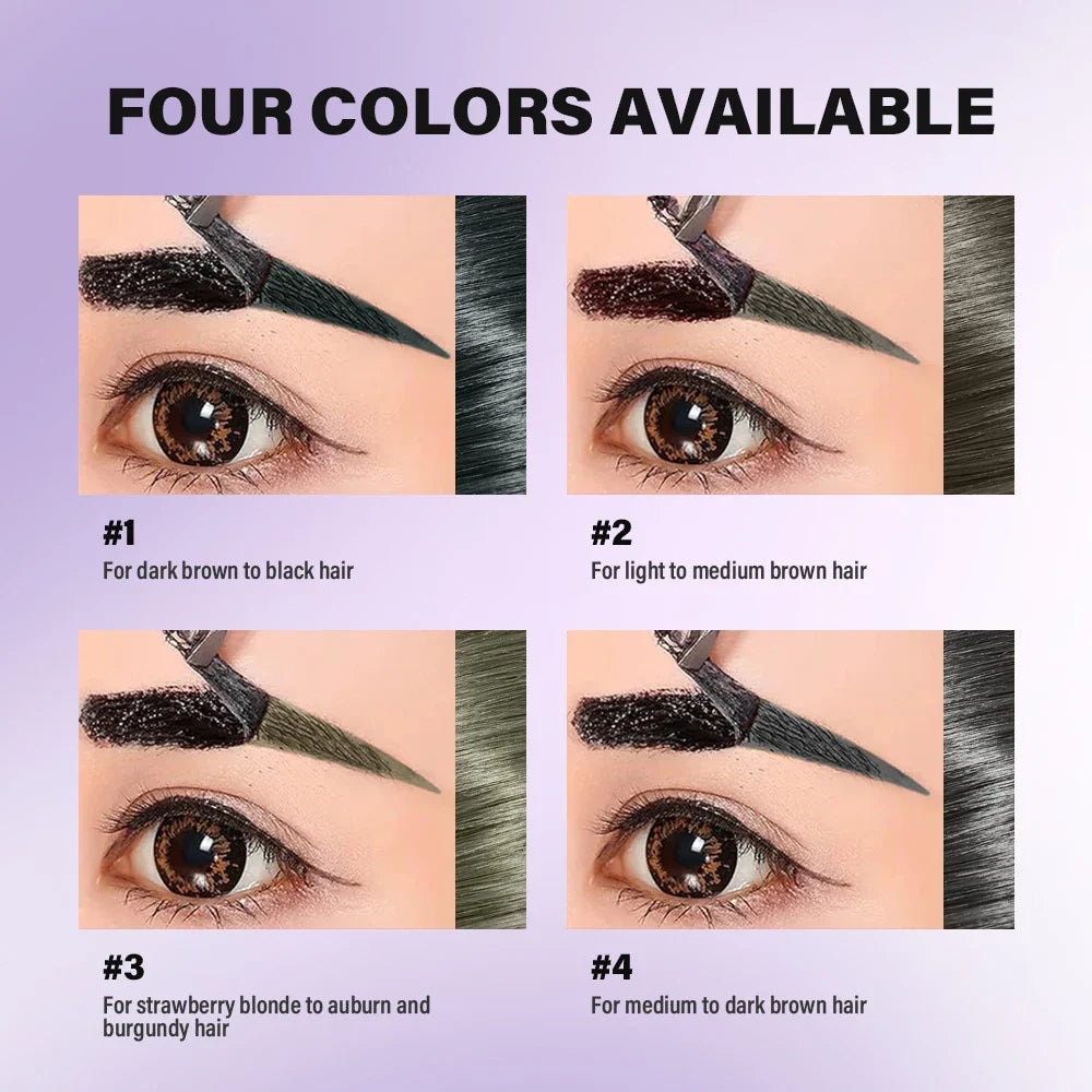 Peel-Off Eyebrow Tint Gel – Waterproof Semi-Permanent Brow Tint