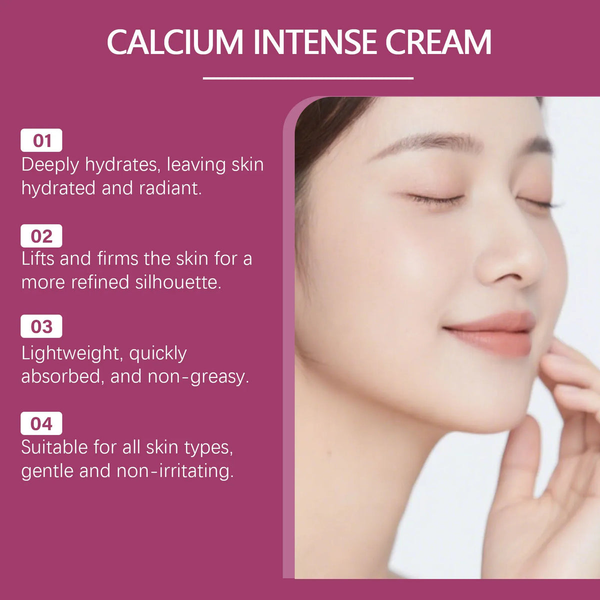 Calcium Volume Cream Improve Skin Sagging Repair Barrier Firming