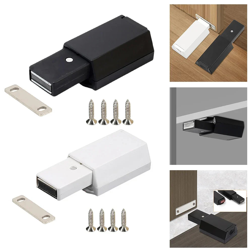 Push-to-Open Cabinet Catch – Invisible Spring Door Latch