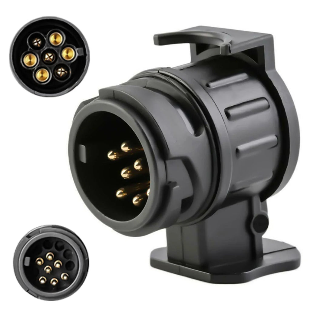 13 Pin to 7 Pin Trailer Adapter | 12V Waterproof Towbar Plug