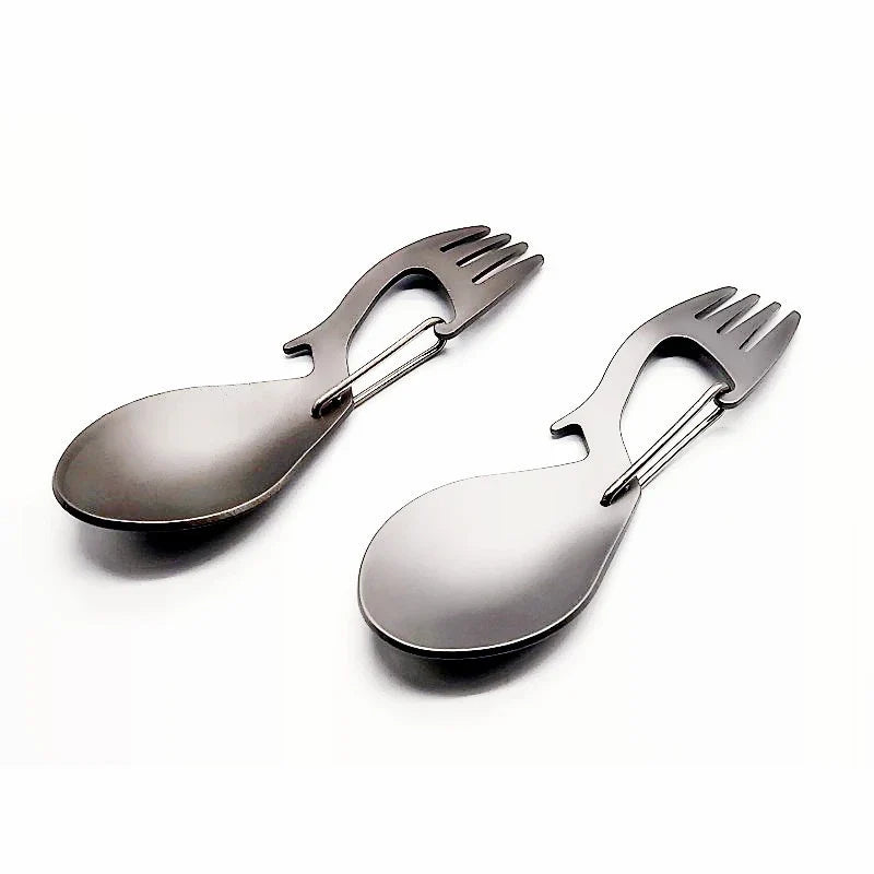 Titanium Spork – Lightweight Camping Fork & Spoon Utensil