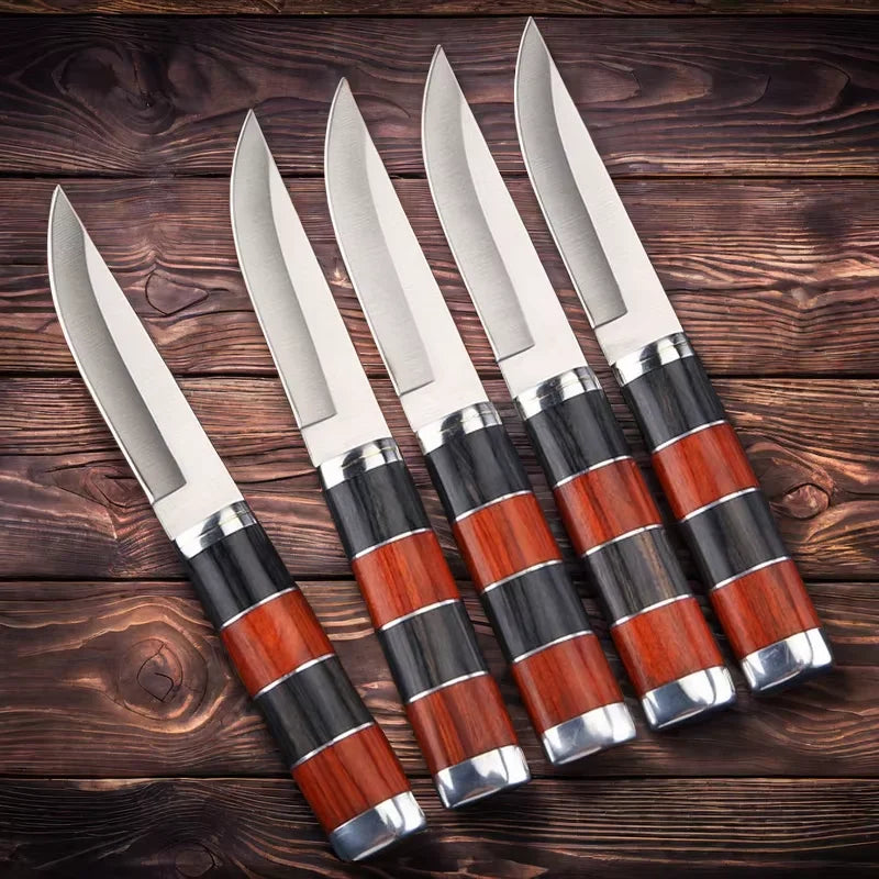 Stainless Steel Paring Knife – Wood Handle & Blade Cover