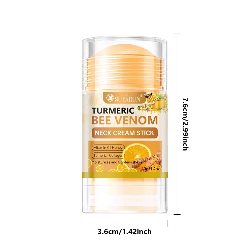 SUYARUN Turmeric Bee Venom Neck Firming Cream Stick – 40g