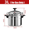 Aluminum Pressure Cooker 3L–5L | Gas Stovetop Canner