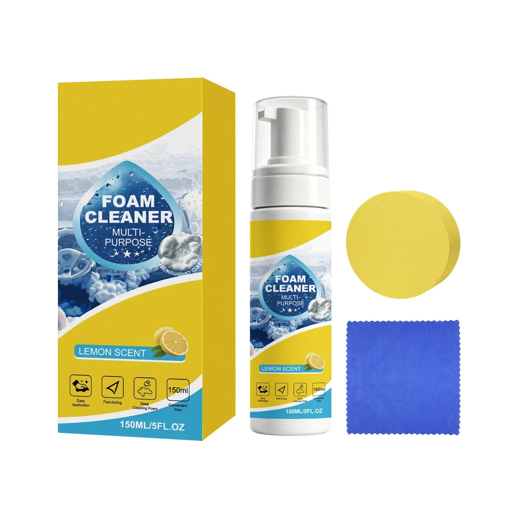 Multipurpose Foam Cleaning Kit – Car Interior & Home Surfaces