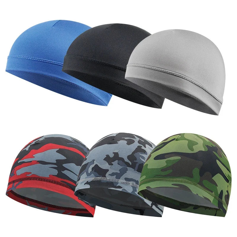 Quick-Dry Cycling Skull Cap – Helmet Liner & Sports Headband