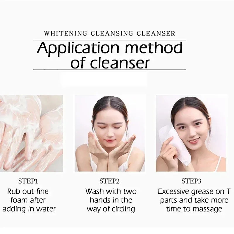 Nicotinamide Amino Acid Face Cleanser Facial Scrub Cleansing Acne Oil