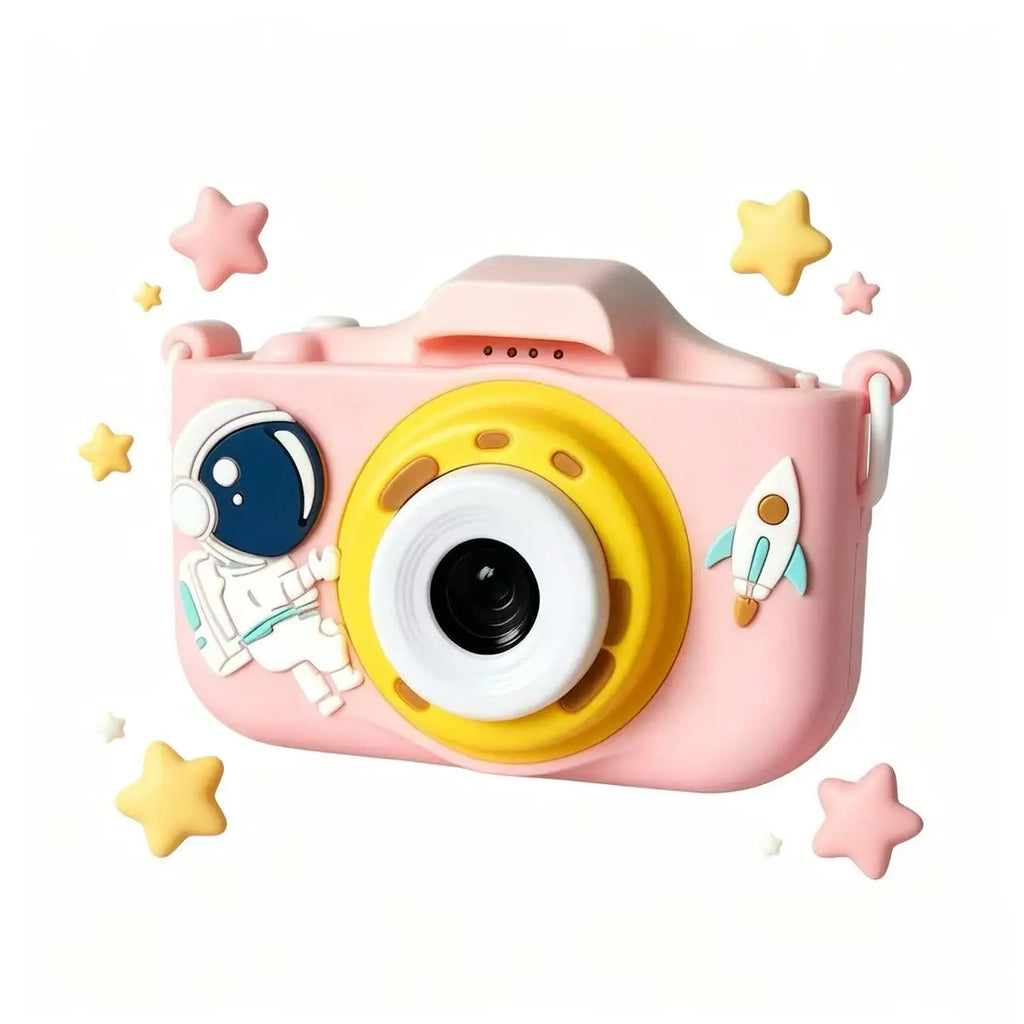 Kids Dual Lens HD Digital Camera Toy with 128GB SD Card
