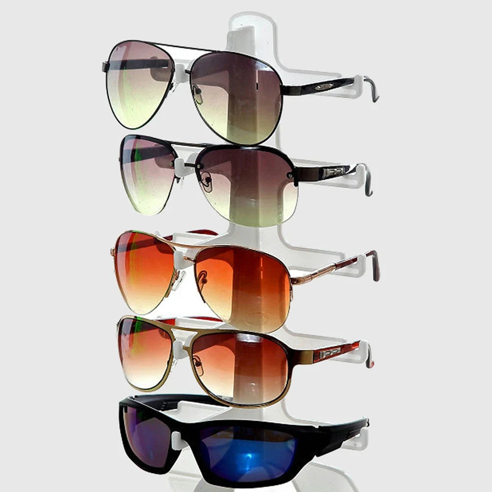 5-Slot Eyeglasses & Sunglasses Display Stand Rack Organizer