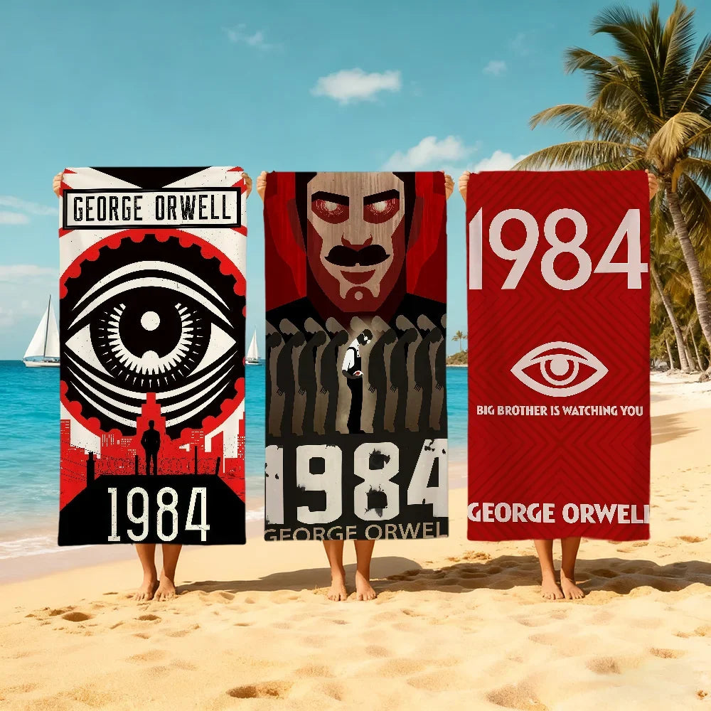 1984 George Orwell Quick-Dry Beach Towel | Travel & Pool Towel