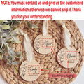Personalized Wooden Bride & Bridesmaid Dress Hanger Tags – 3 Pack
