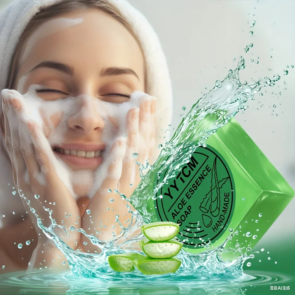 Handmade Aloe Vera Soap – Moisturizing Face & Body Bar 65g