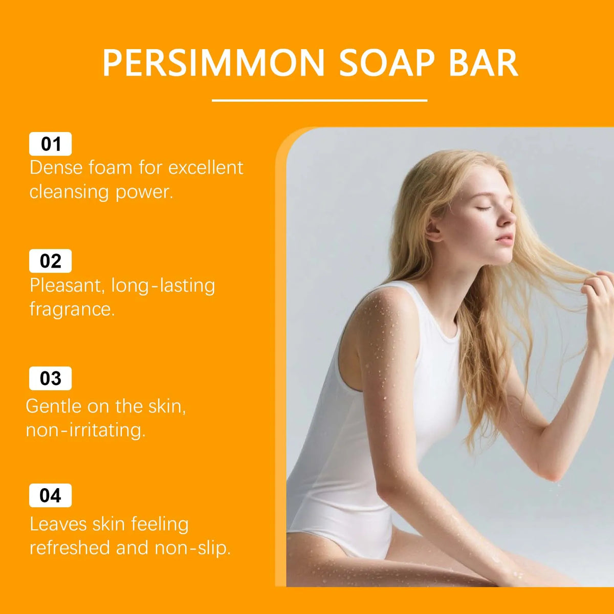 Persimmon Fresh Bath Soap – Moisturizing & Nourishing Bar