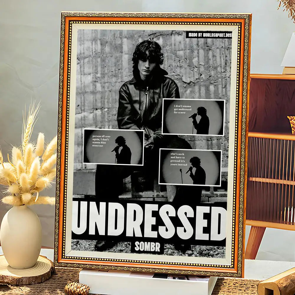 Sombr Singer HD Poster – Self-Adhesive Waterproof Wall Art