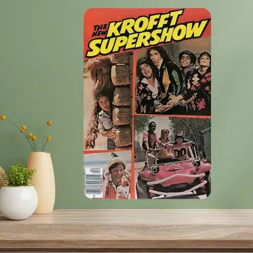Krofft Supershow Classic TV Retro Metal Poster Sign | Wall Décor
