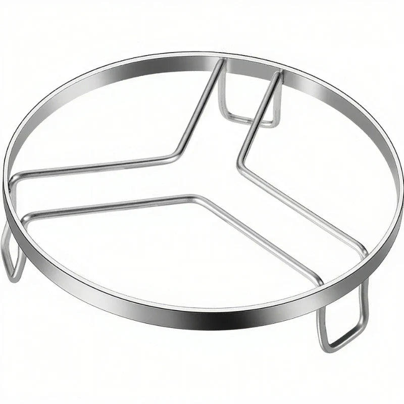 Stainless Steel Stackable Steamer Rack | Round Pot Pan Rack