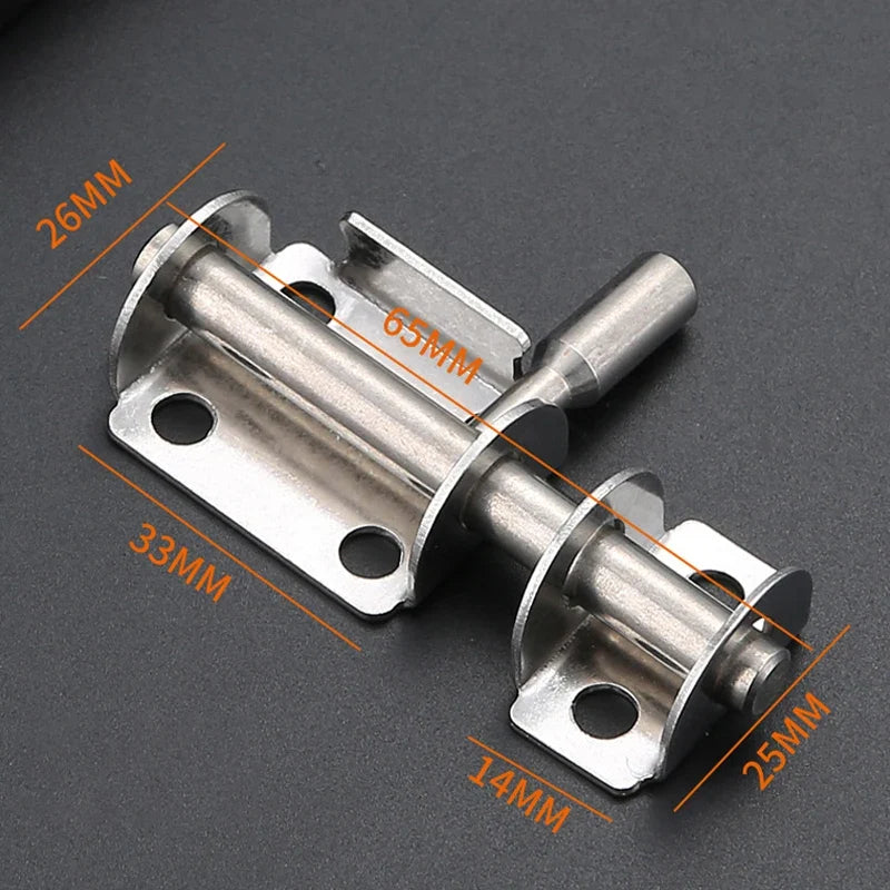 Stainless Steel Door Latch Solid Sliding Bolts Hasp Home Hardware