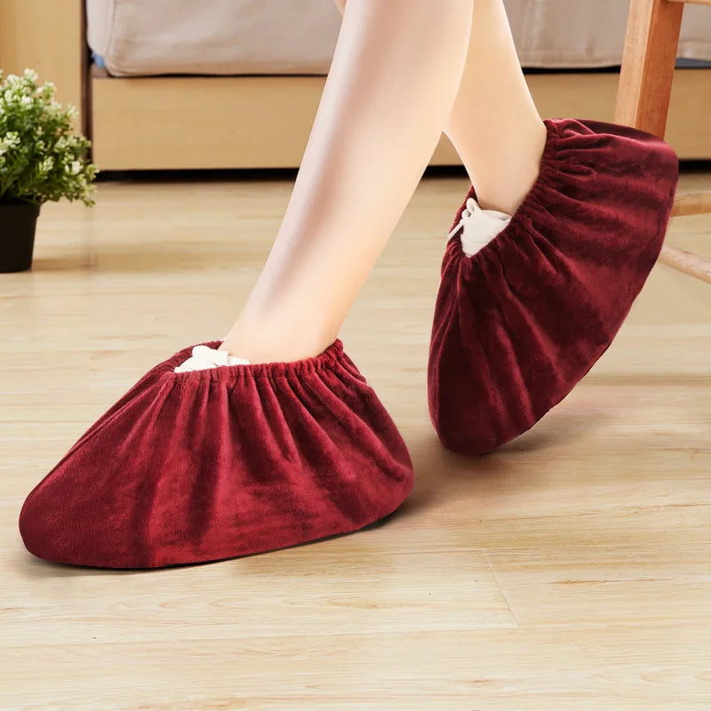 Washable Non-Slip Shoe Covers – Reusable Indoor Floor Protectors