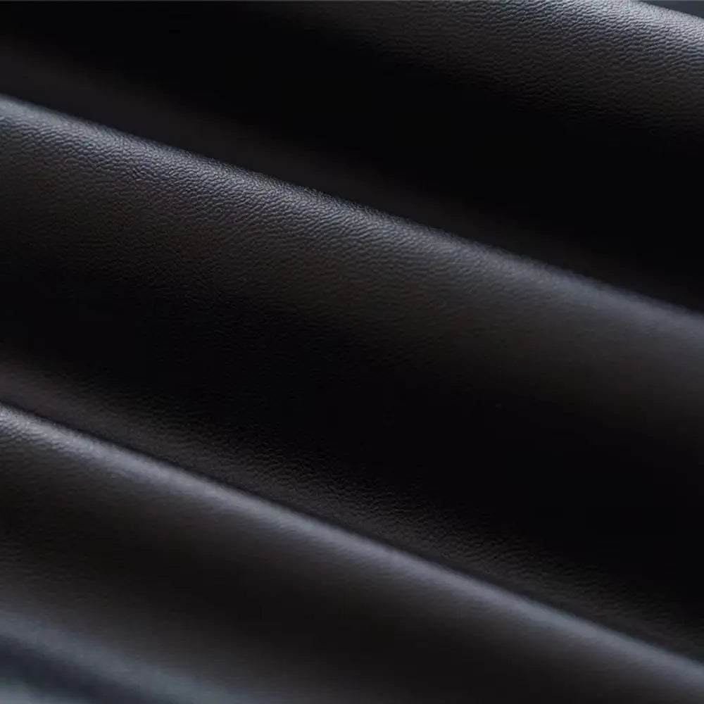 PU Leather Waterproof Stretch Round Tablecloth 60/80cm