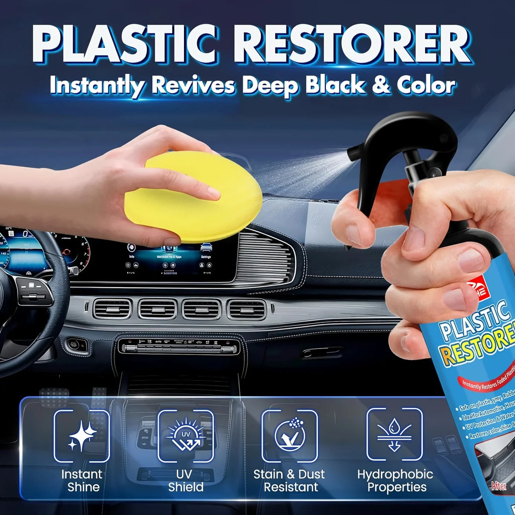 Black Trim & Plastic Restorer 150ml – UV Protection for Cars