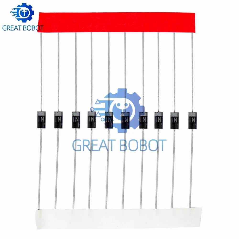100Pcs Diode Assortment Kit – 8 Values Schottky & Rectifier Set