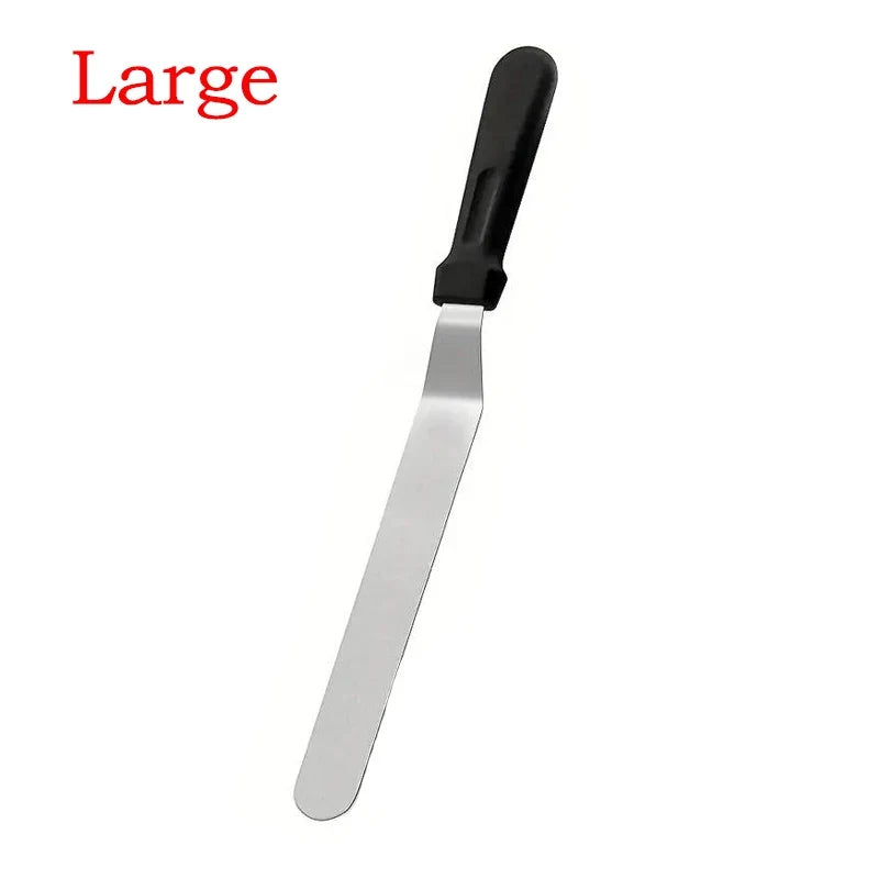 Stainless Steel Cake Scraper Spatula – 6, 8 & 10 Inch