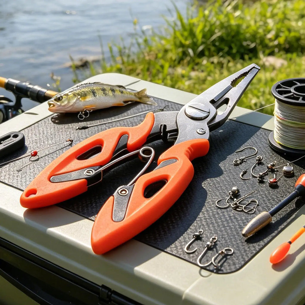 Pliers Fishing Bent Nose Angling Lure Remover Stainless Steel