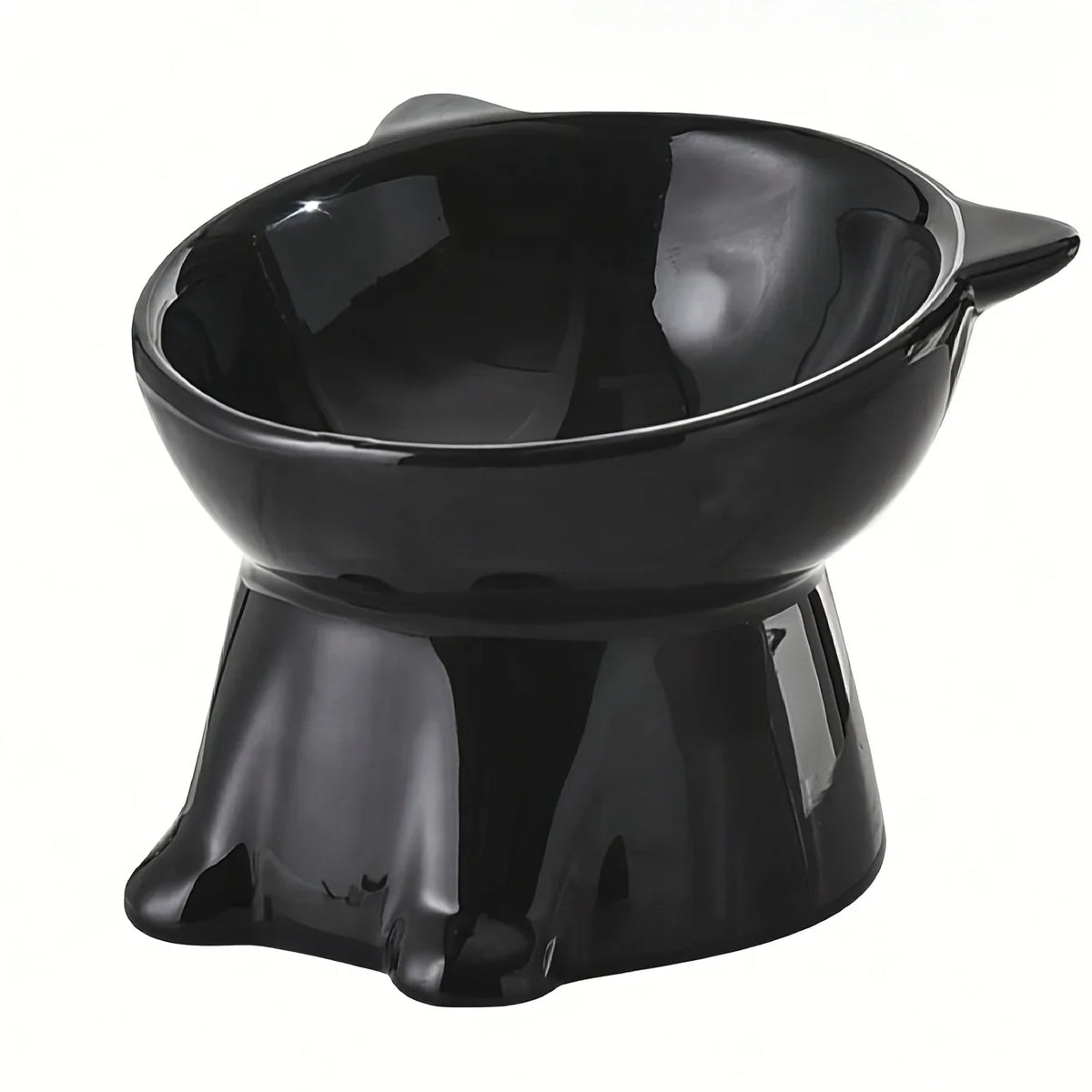 15° Tilted Cat Bowl – Anti-Vomit Pet Food & Water Station
