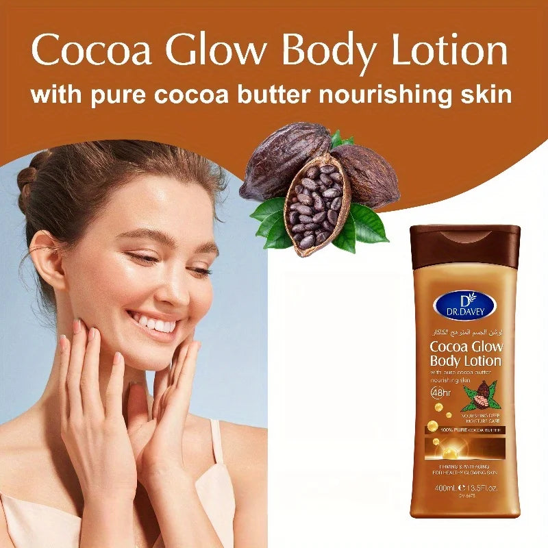 DR.DAVEY Cocoa Butter Body Lotion 13.5oz | All Skin Types