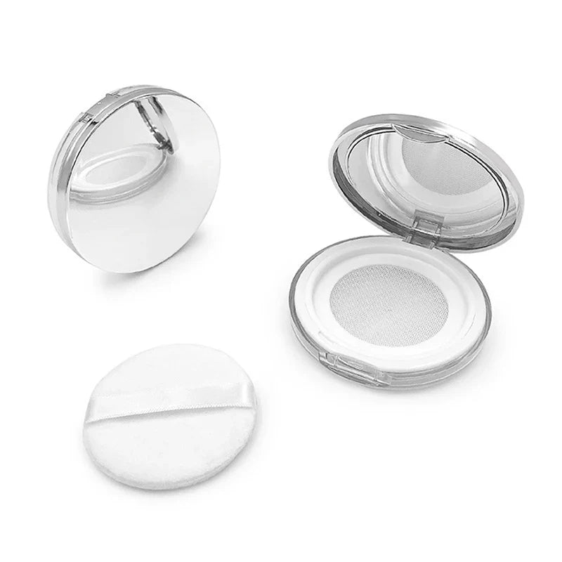 3g Portable Loose Powder Sifter Jar with Mirror | Travel Makeup