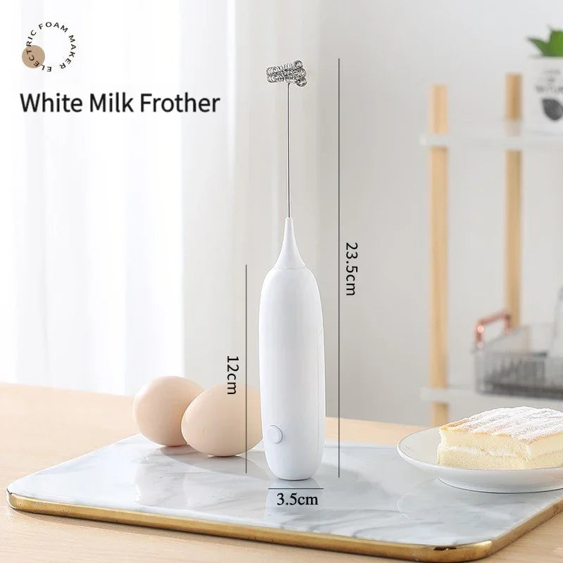 Battery Model Handheld Egg Beater Froth Mixer Kitchen Automatic