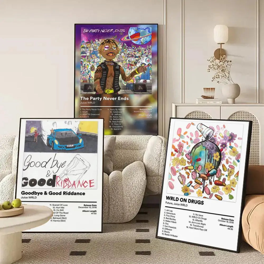 Juice WRLD Album Canvas Poster | Hip-Hop Wall Art Decor