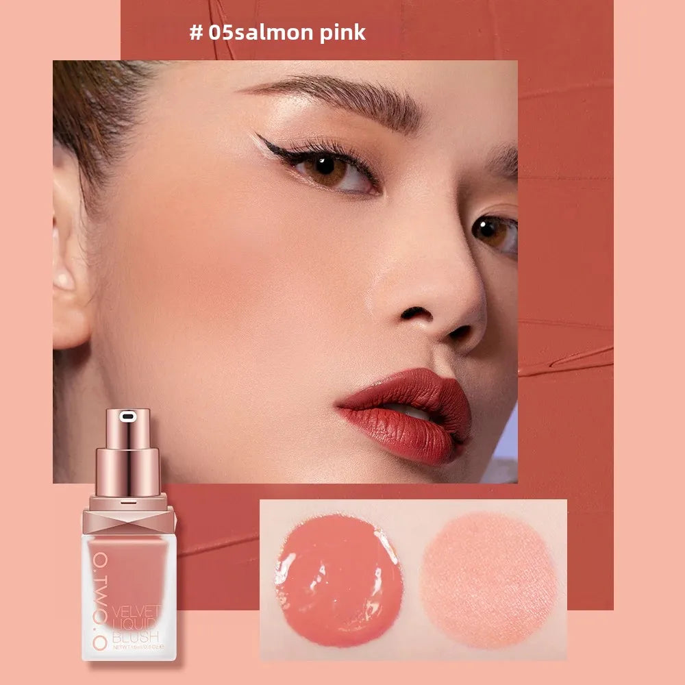 O.TWO.O Liquid Blush 4 Shades – High Pigment, Long-Lasting