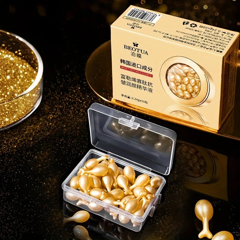 50 Hyaluronic Acid Facial Capsules – Fragrance-Free Serum