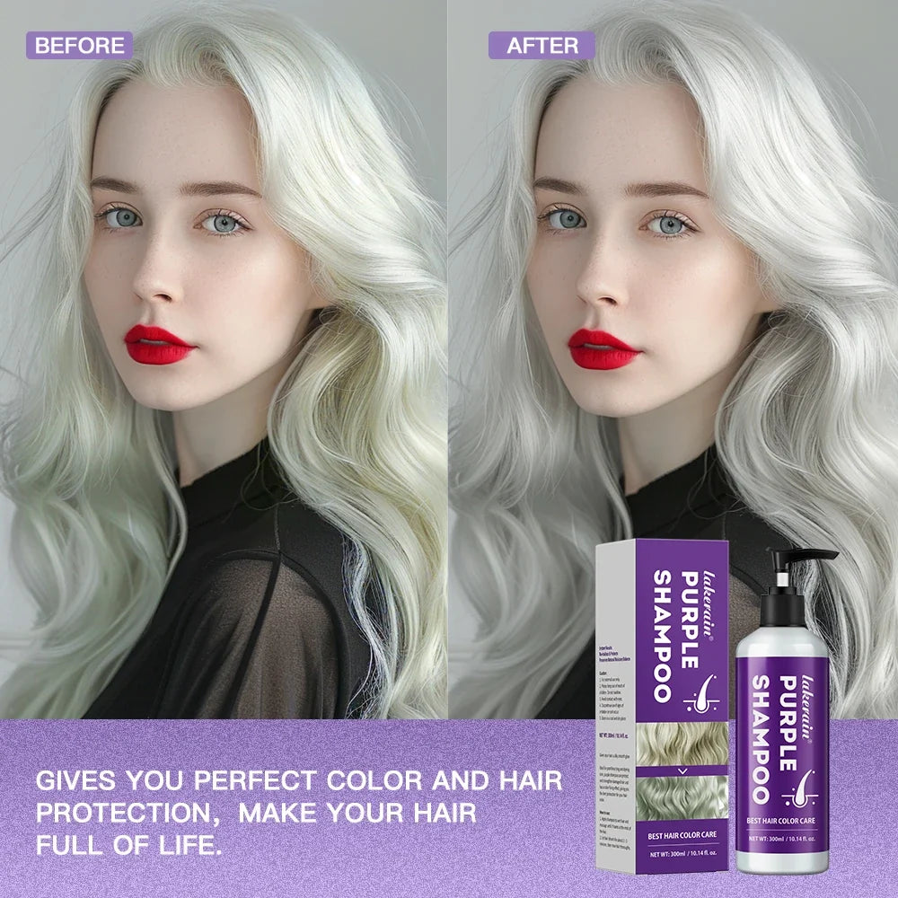 Purple Toning Shampoo for Blonde & Gray Hair – 300ml
