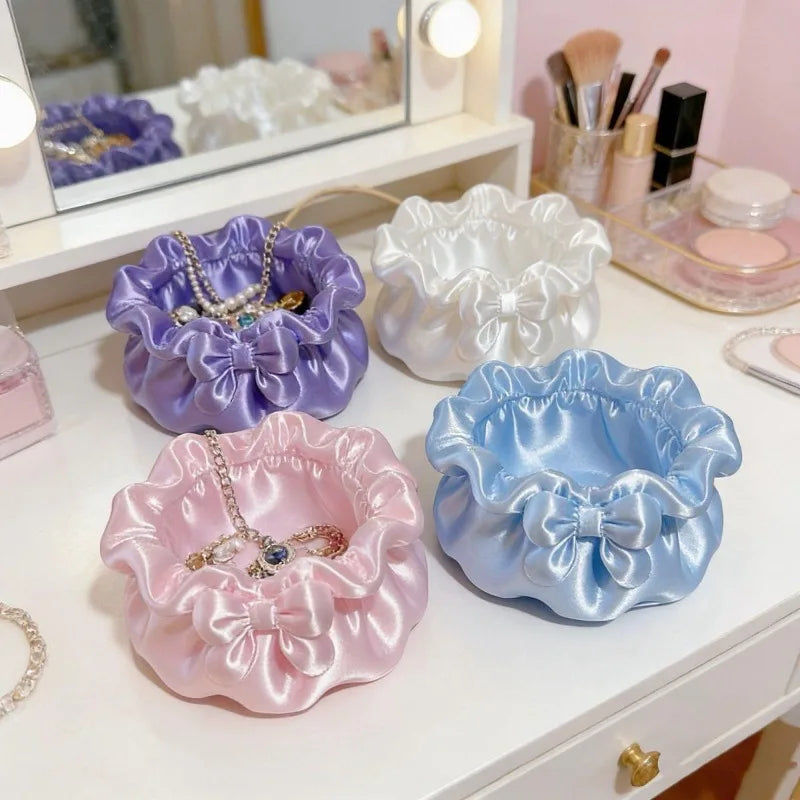 Bow-shaped 3D Printing Storage Tray INS Lolita-style Princess Dress