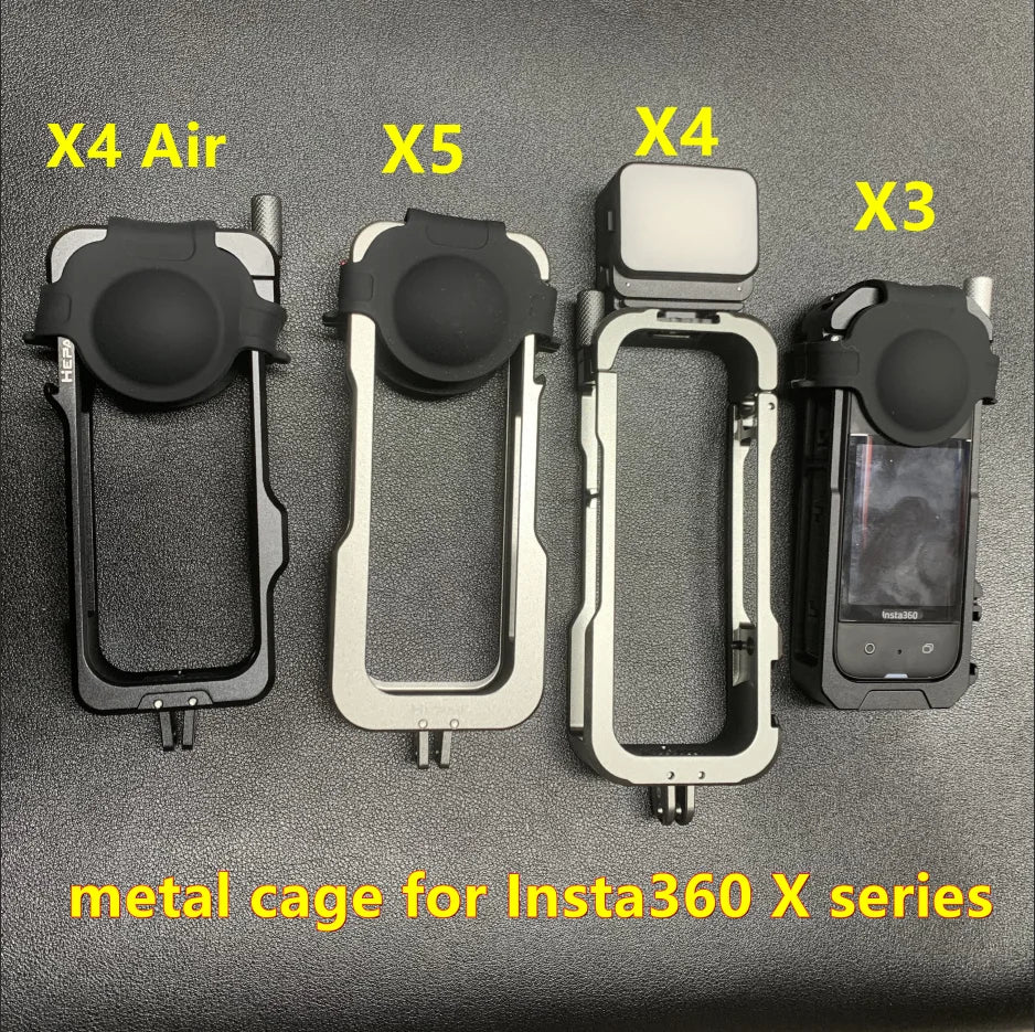 Aluminum Alloy Cage Frame for Insta360 X4 Air/X5/X4/X3