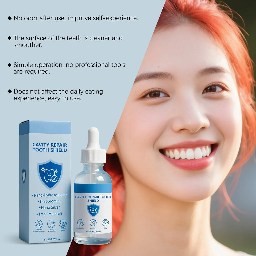 60ml Teeth Whitening Polish & Enamel Repair Gel | Oral Care