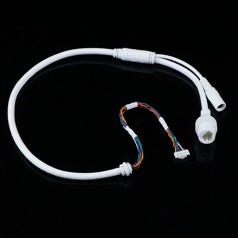 IP Camera Tail Cable 10 Pin 10 Core RJ45 PoE Network Cable