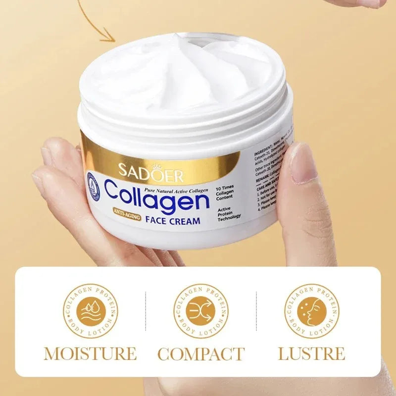 SADOER Collagen Skin Care Eye Cream&moisturizing Face Cream Anti Dark