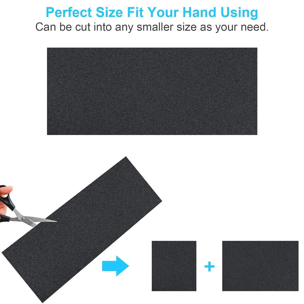 42-Pc Dry Wet Sandpaper Set 120–3000 Grit | Car & Wood