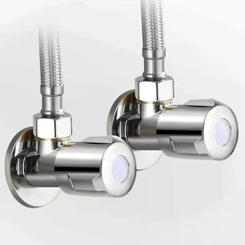 Stainless Steel Hot & Cold Angle Valve | Triangle Stop Valve
