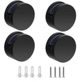Zinc Alloy Bathroom Mirror Clips Set of 4 | 3–5mm Glass Holders